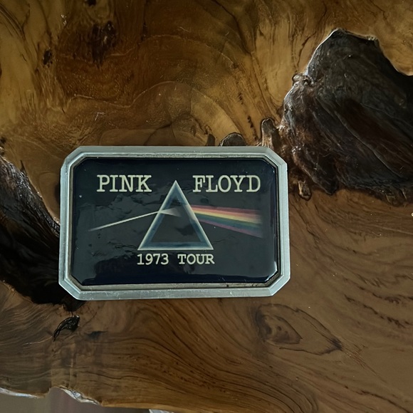 Accessories Deadstock Pink Floyd 1973 Tour Xl Belt Buckle Heavyweight